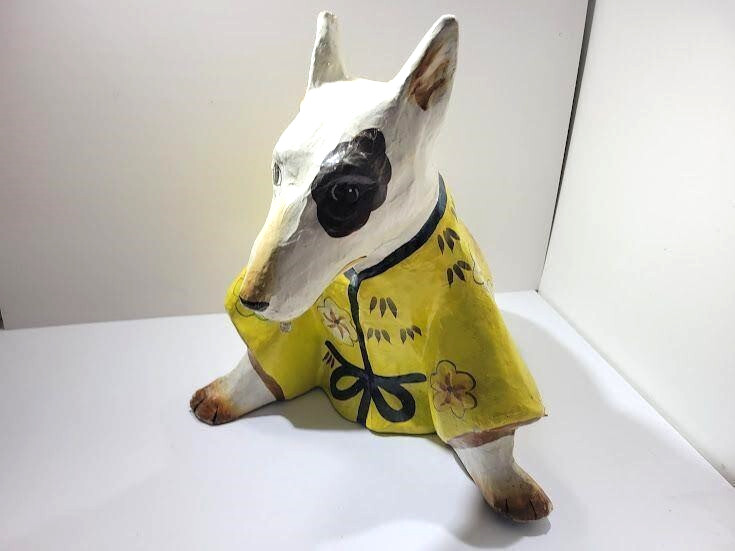 Vintage Spuds Mackenzie Figural Paper Mache Beer Bar Advertising