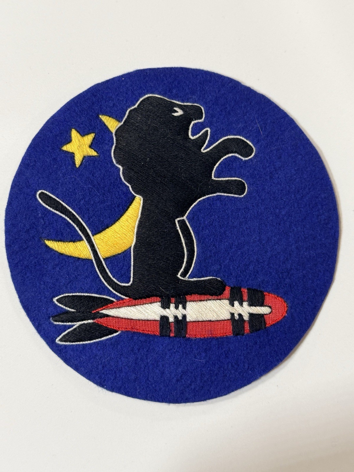 WWII USAAF 10th Bombardment Squadron Reproduction 5” Embroidered Military Patch