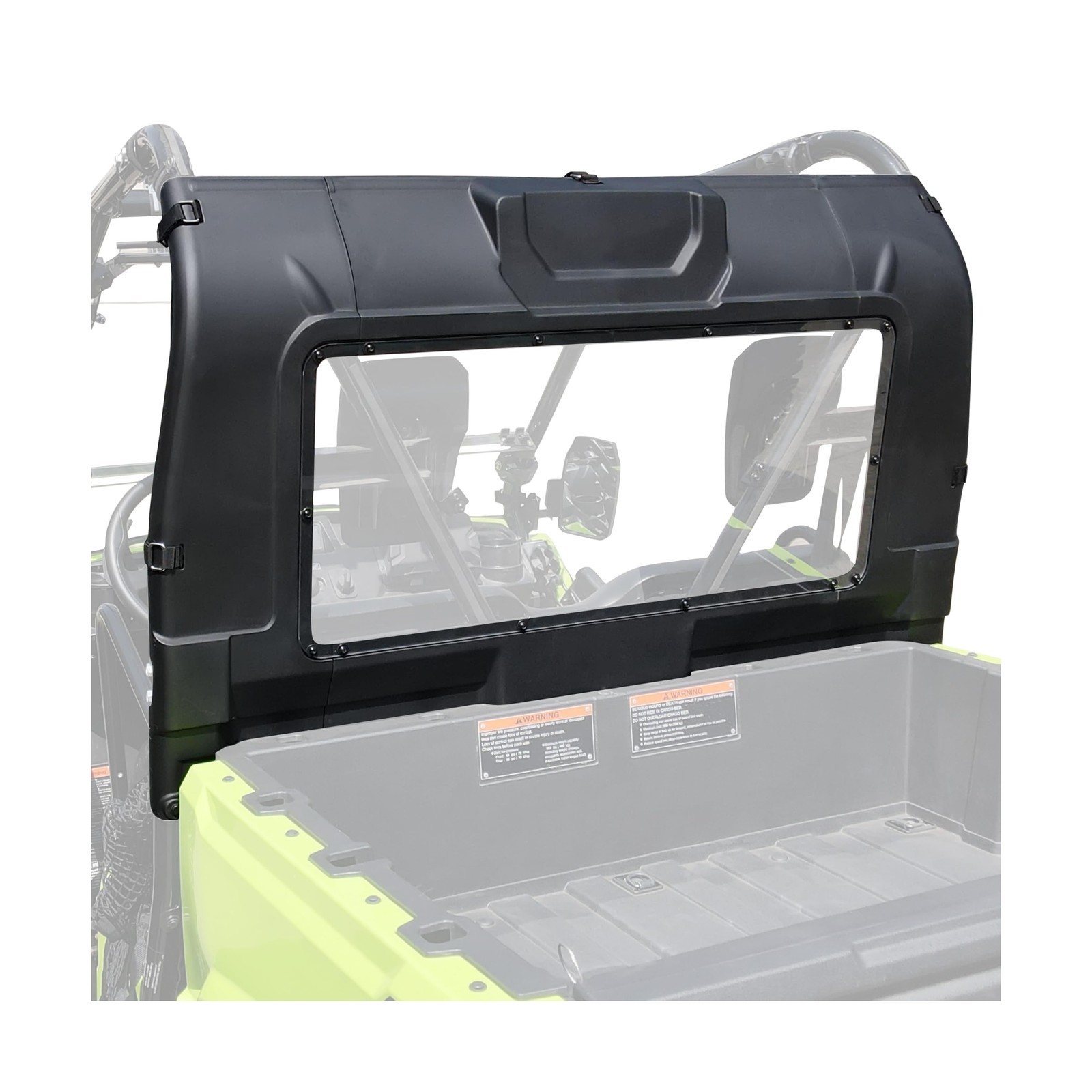 Rear Window FIT FOR Honda Pioneer 520 500 2015-2026, Rear Windshield, Clear View