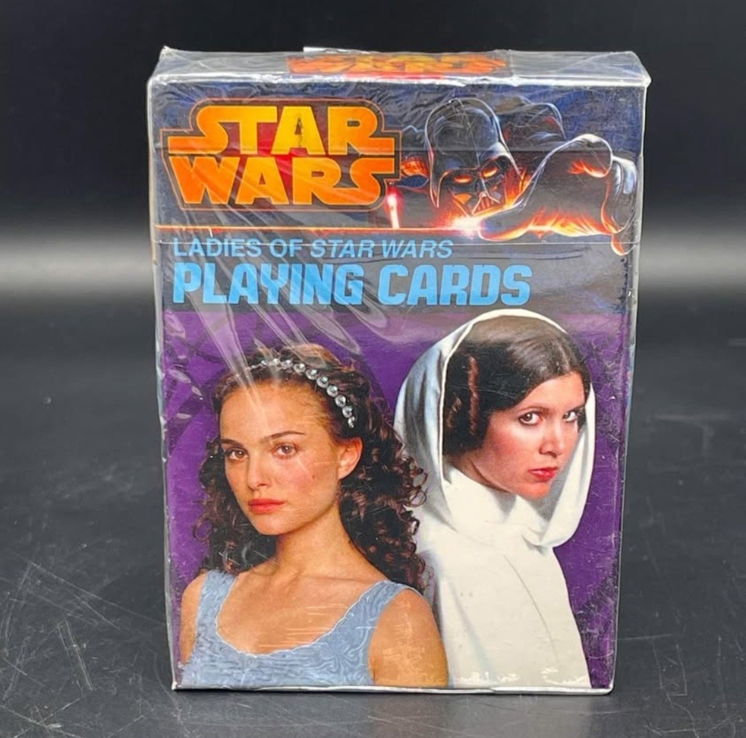 Star Wars  Cartamundi Playing Cards Sealed The Ladies of Star Wars 55 Photos New