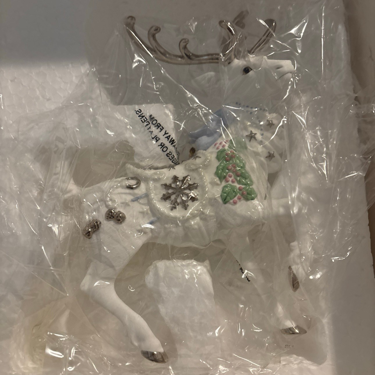 Lenox Platinum Classics Christmas Reindeer Pair – Bone China, Original Box