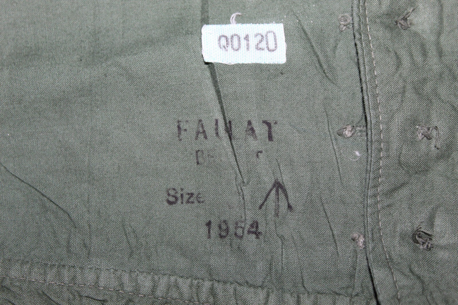 Choice Original 1954 Dated British Army Green Cotton Undershorts, Well Stamped 