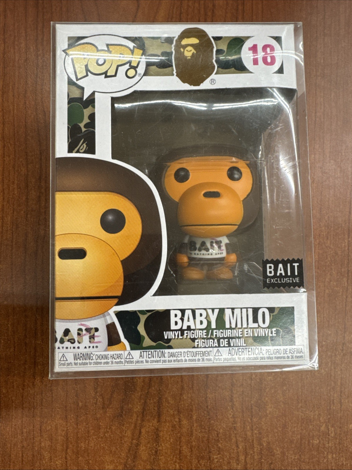 Funko Pop Vinyl: Baby Milo A Bathing Ape Bait Exclusive #18 BAPE