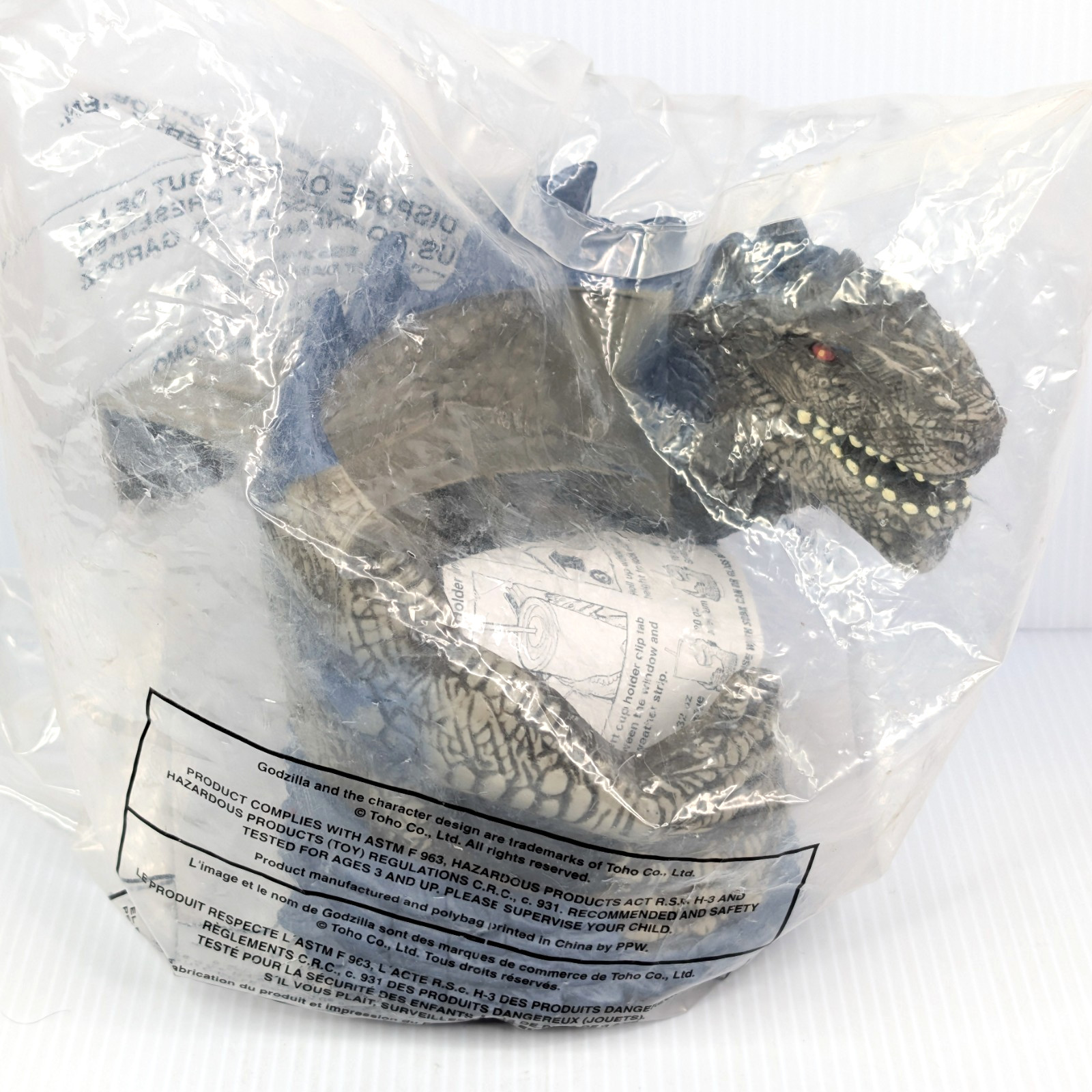 1998 Godzilla Taco Bell Car Cup Holder New Sealed Promotional Movie Toho