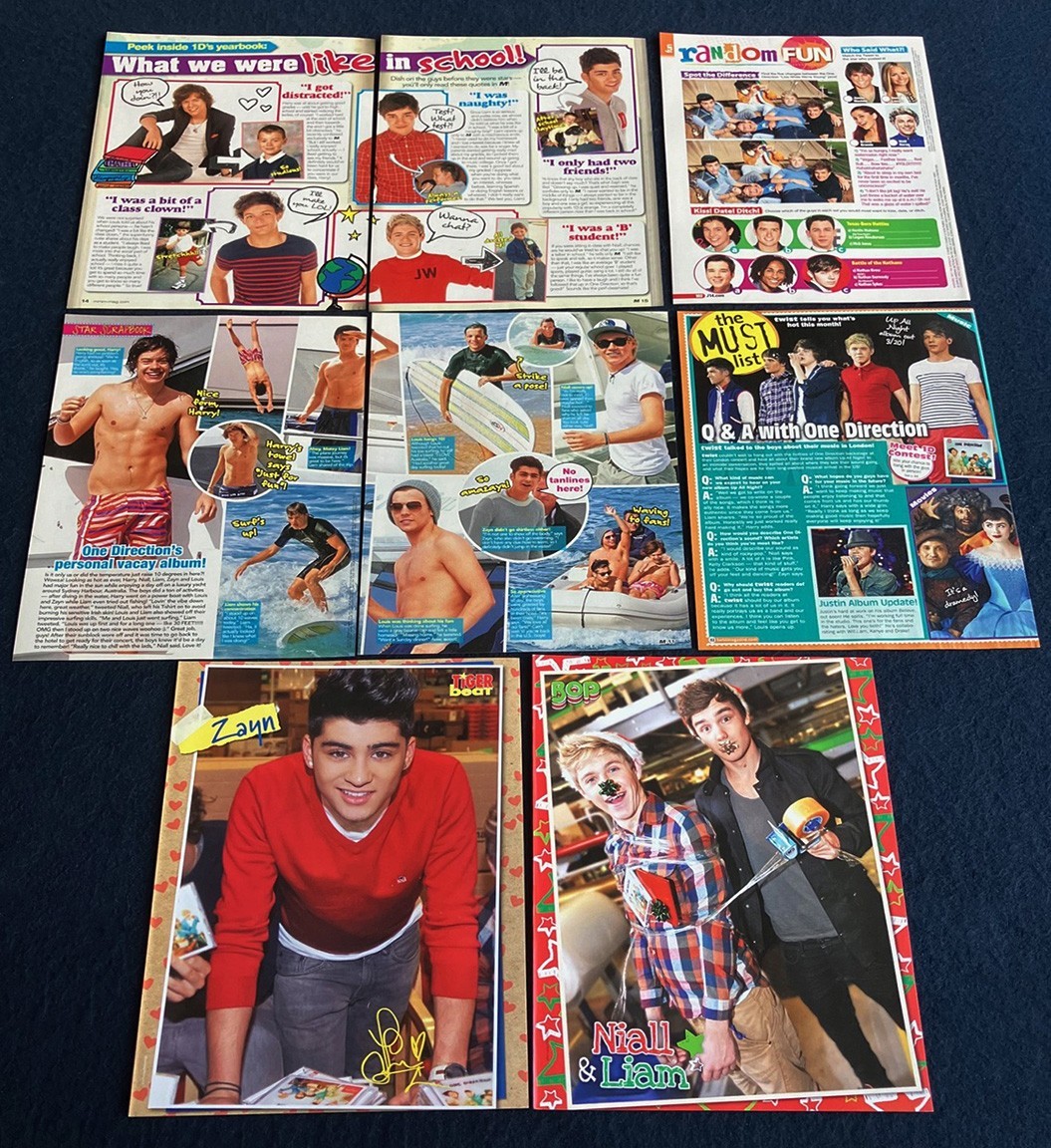 One Direction 16 Full page clippings - Magazine Pinups Articles Lot A416 One Direction 16 Full page clippings - Magazine Pinups Articles Lot A416