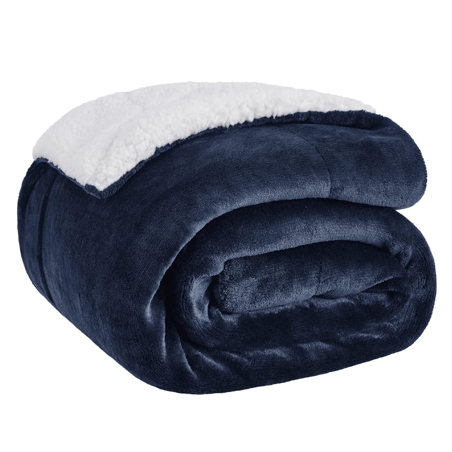 Bedsure GentleSoft Sherpa Fleece Twin Blanket, Thick Plush Cozy Couch Throw