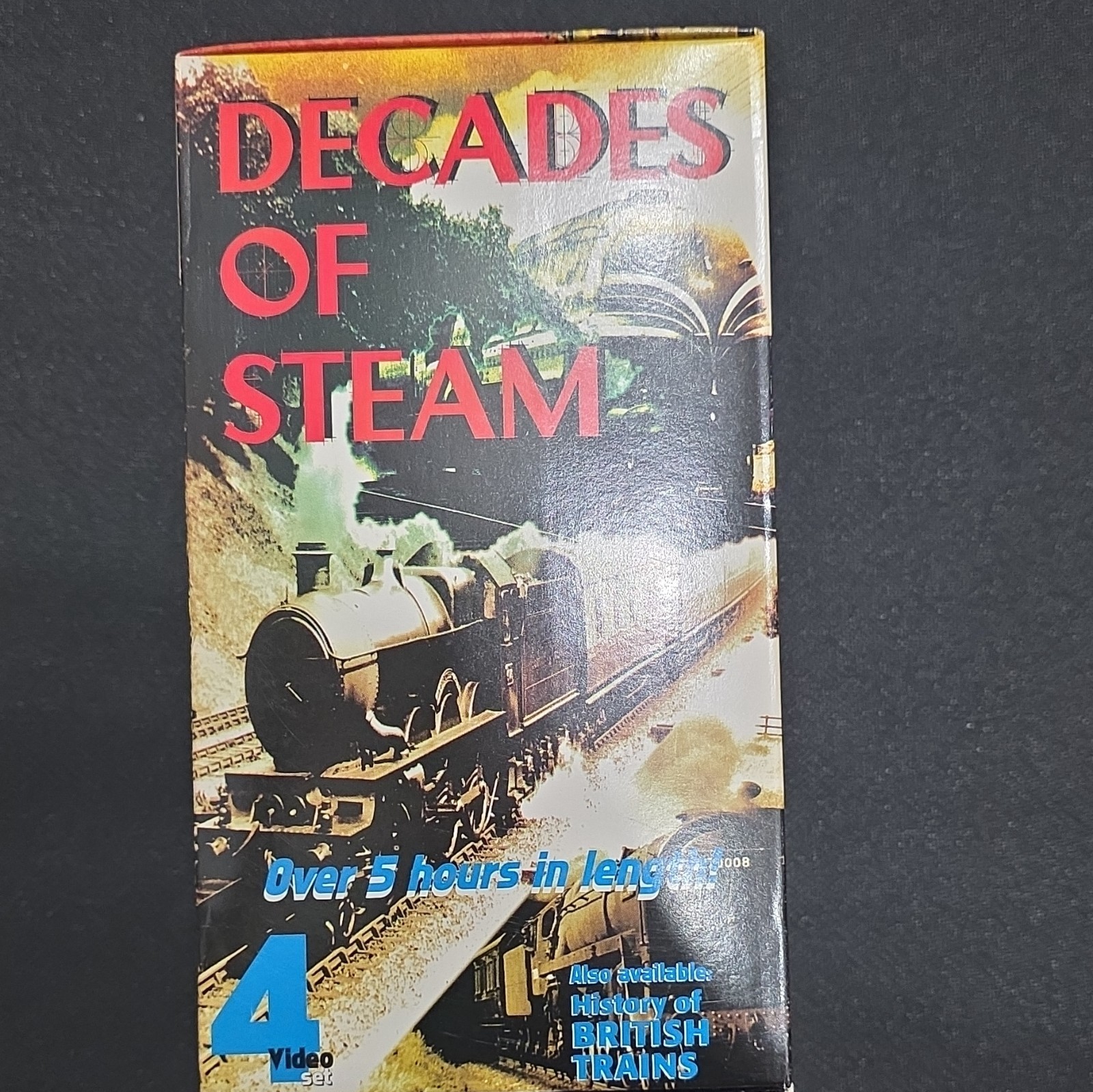 Decades of Steam British Trains Railroad Video Box Set Vol 1-4 (1920s-1960s)