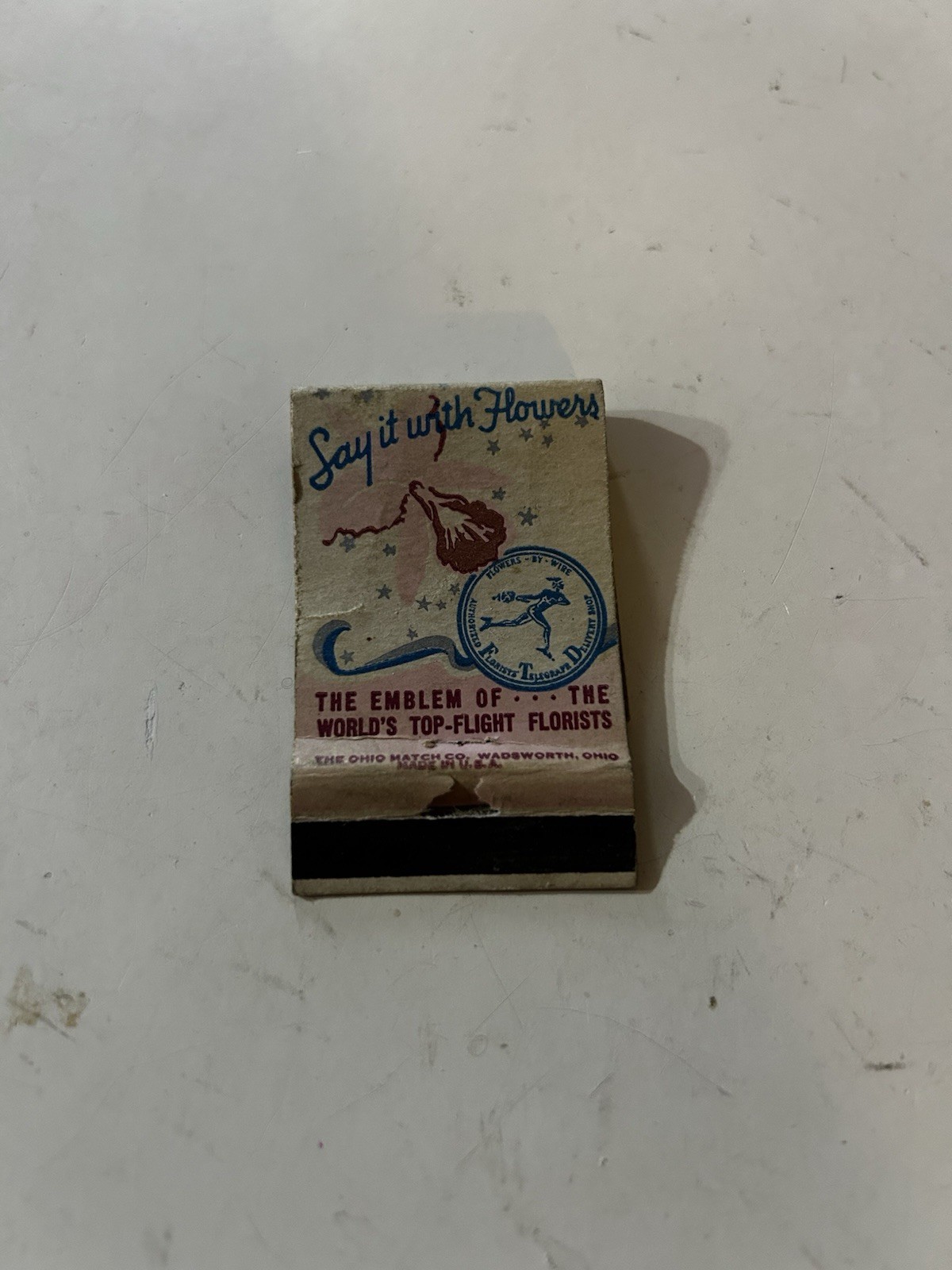 Vintage FTD Florists Telegraph Delivery Advertising Matchbook Vintage FTD Florists Telegraph Delivery Advertising Matchbook
