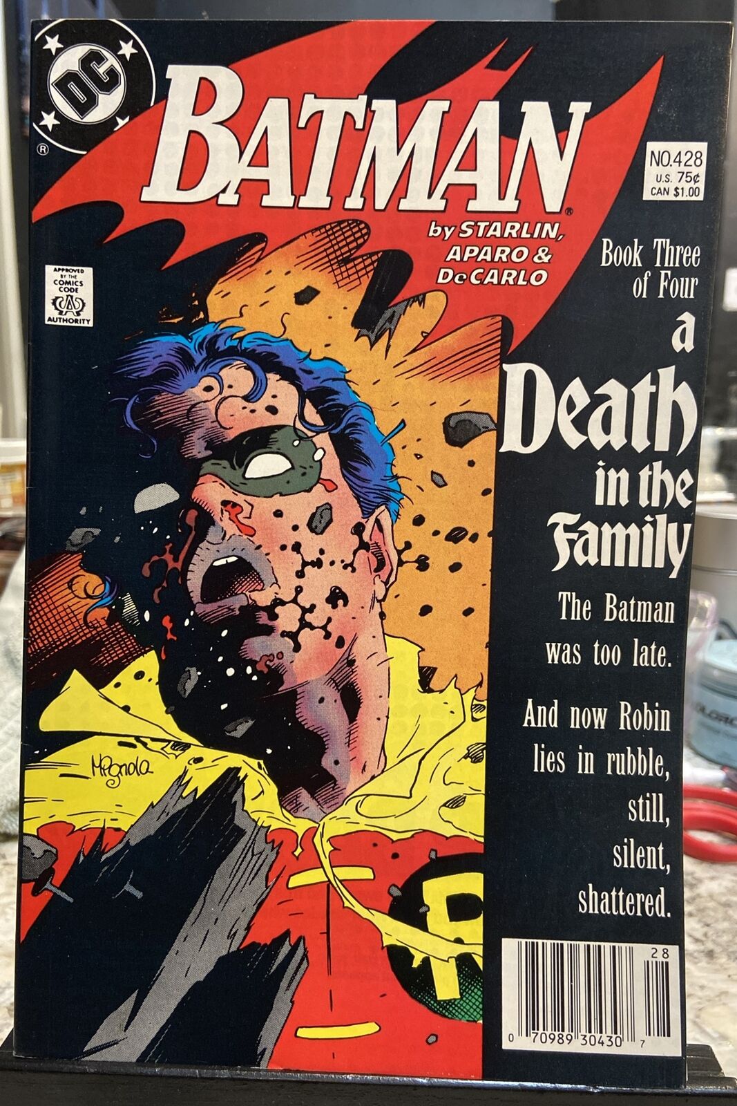 Batman #428 A Death In The Family NEWSSTAND DC Comics 1988 MINT 🔥 🔑