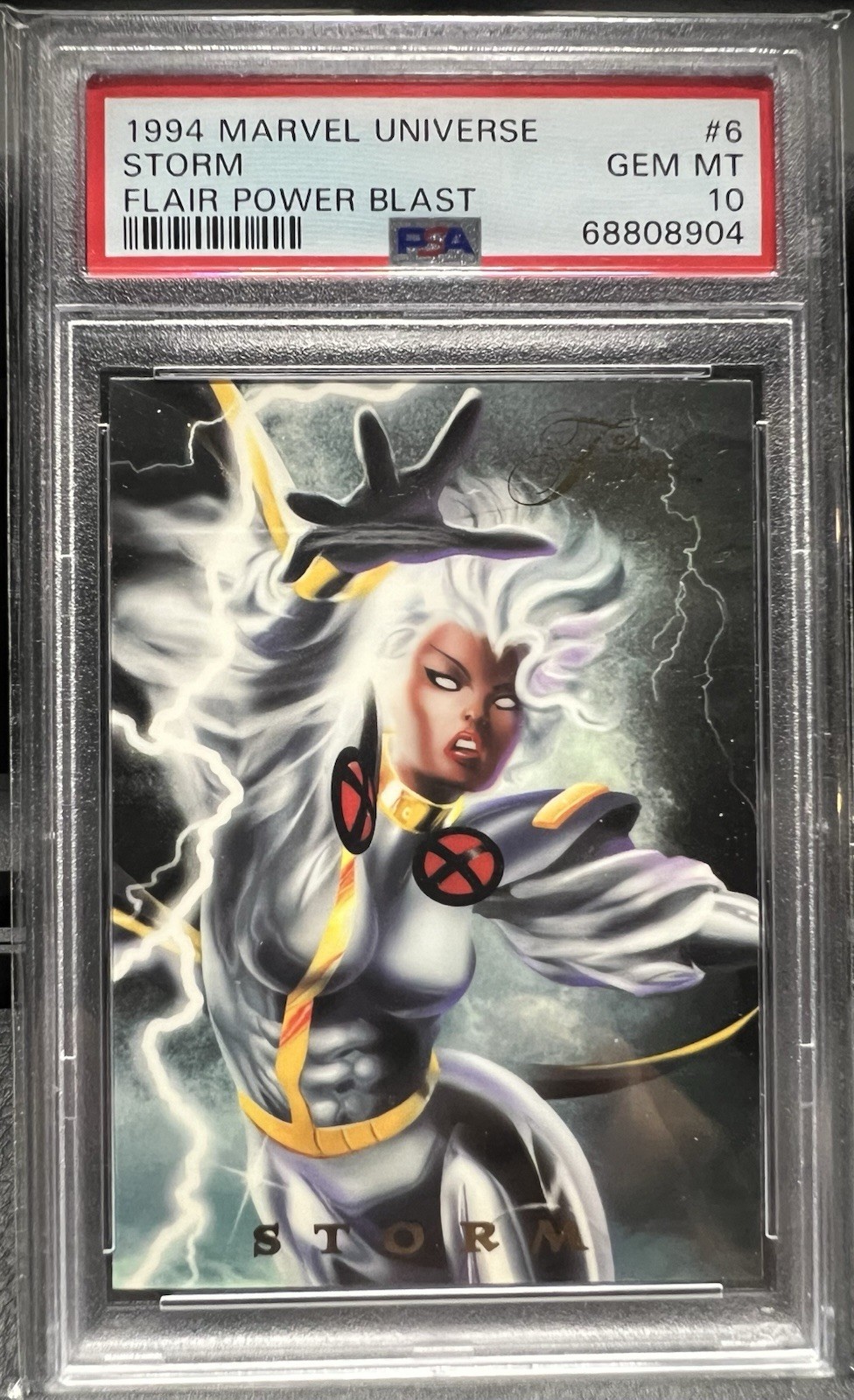 Storm - 1994 Flair Power Blast Marvel #6 PSA 10