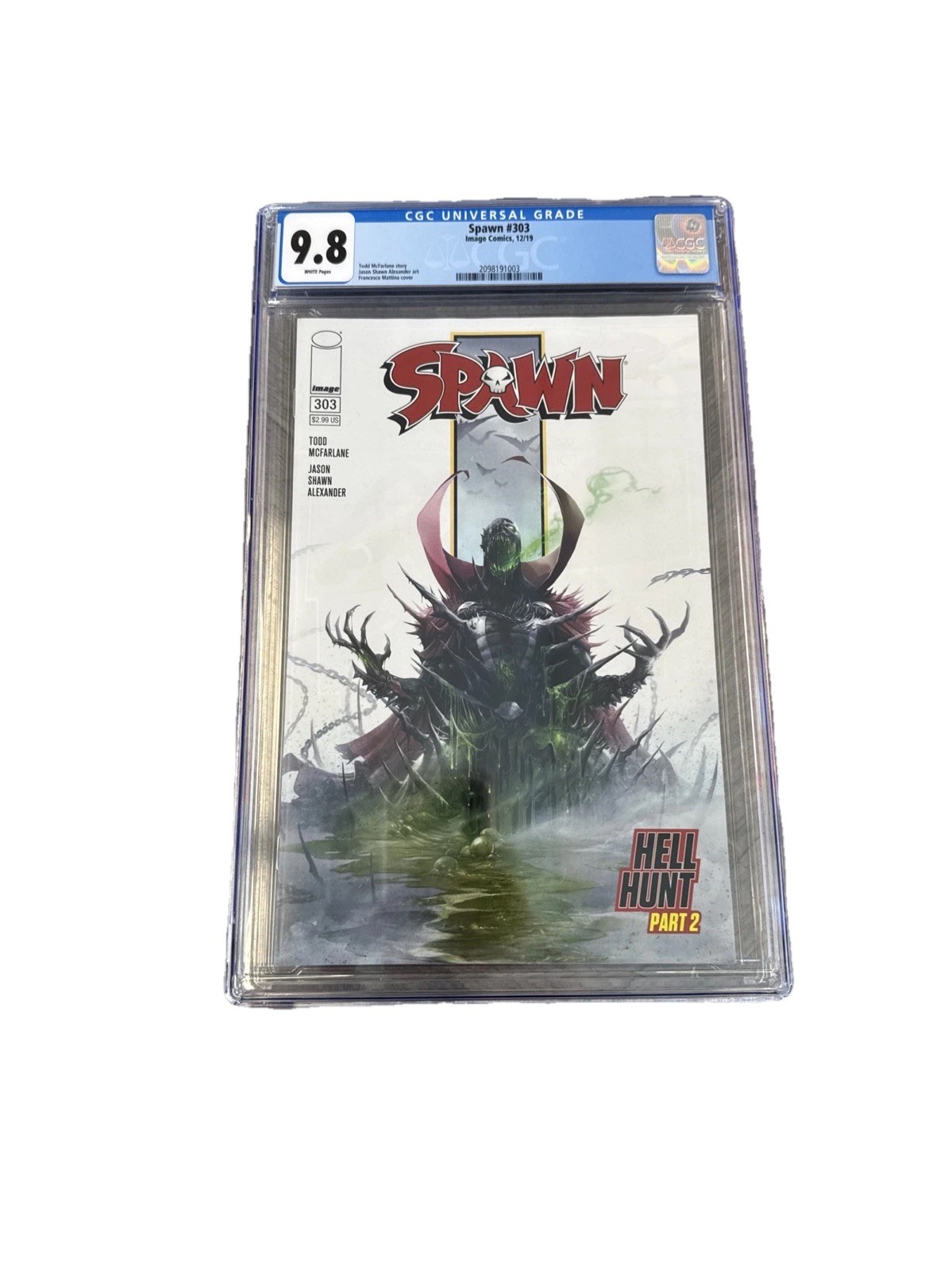 Spawn 303 Mattina Cover CGC 9.8 WH