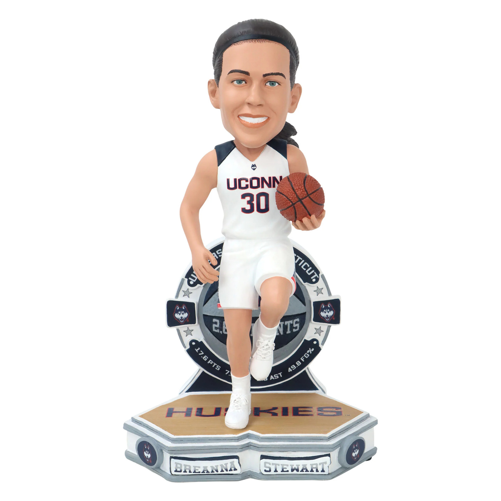 Breanna Stewart UConn Huskies College Stats Bobblehead NCAA