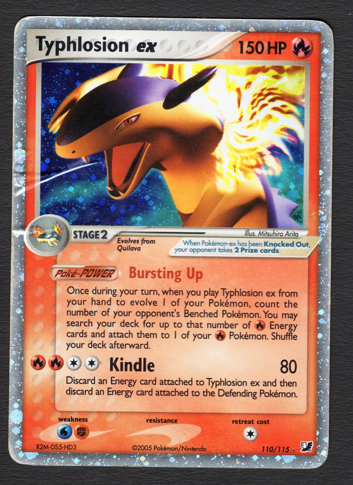 Typhlosion EX 110/115 Holo MHP Pokemon Card