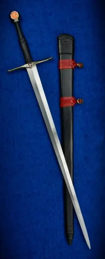 Black Knight Longsword with Scabbard – Deepeeka