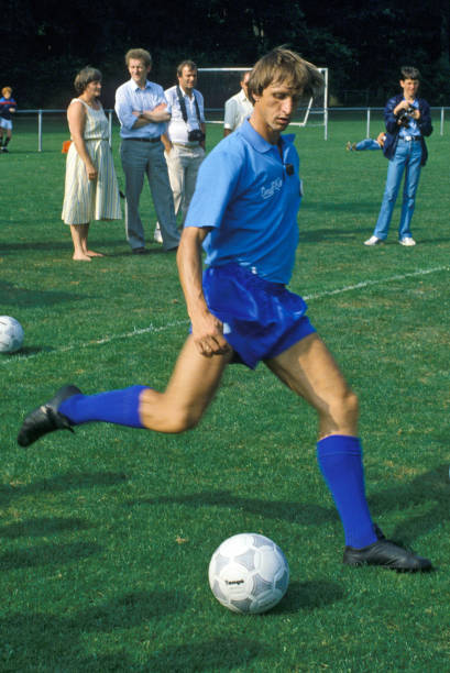 Football Player Johan Cruijff Historic Old Photo