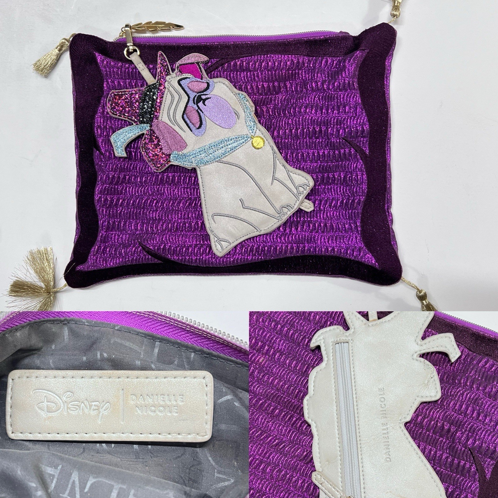 Disney Danielle Nicole Pocahontas Percy Pouch Purse Bag Wallet Used