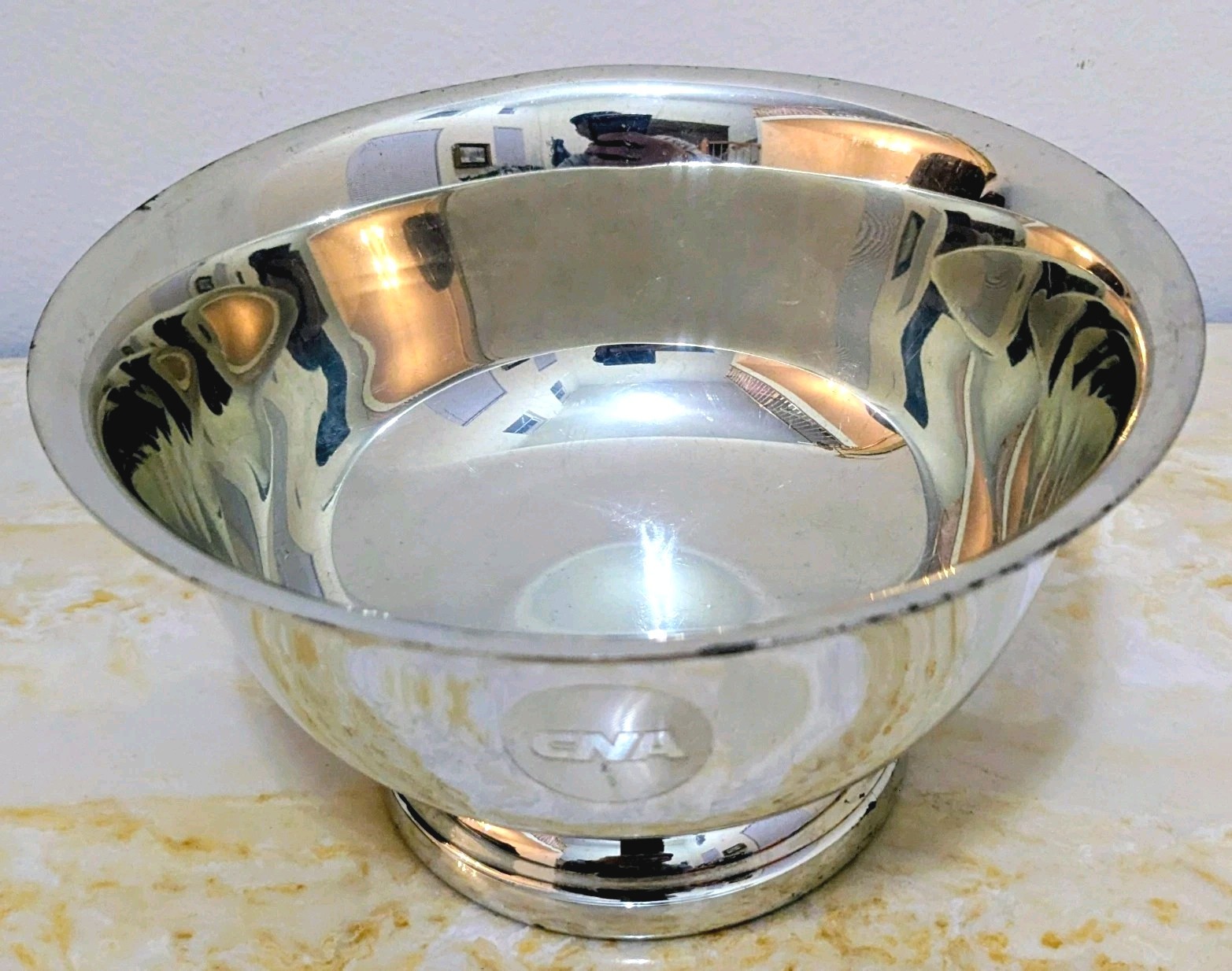 Tiffany & Co Handmade Italy Silver Plate Bowl