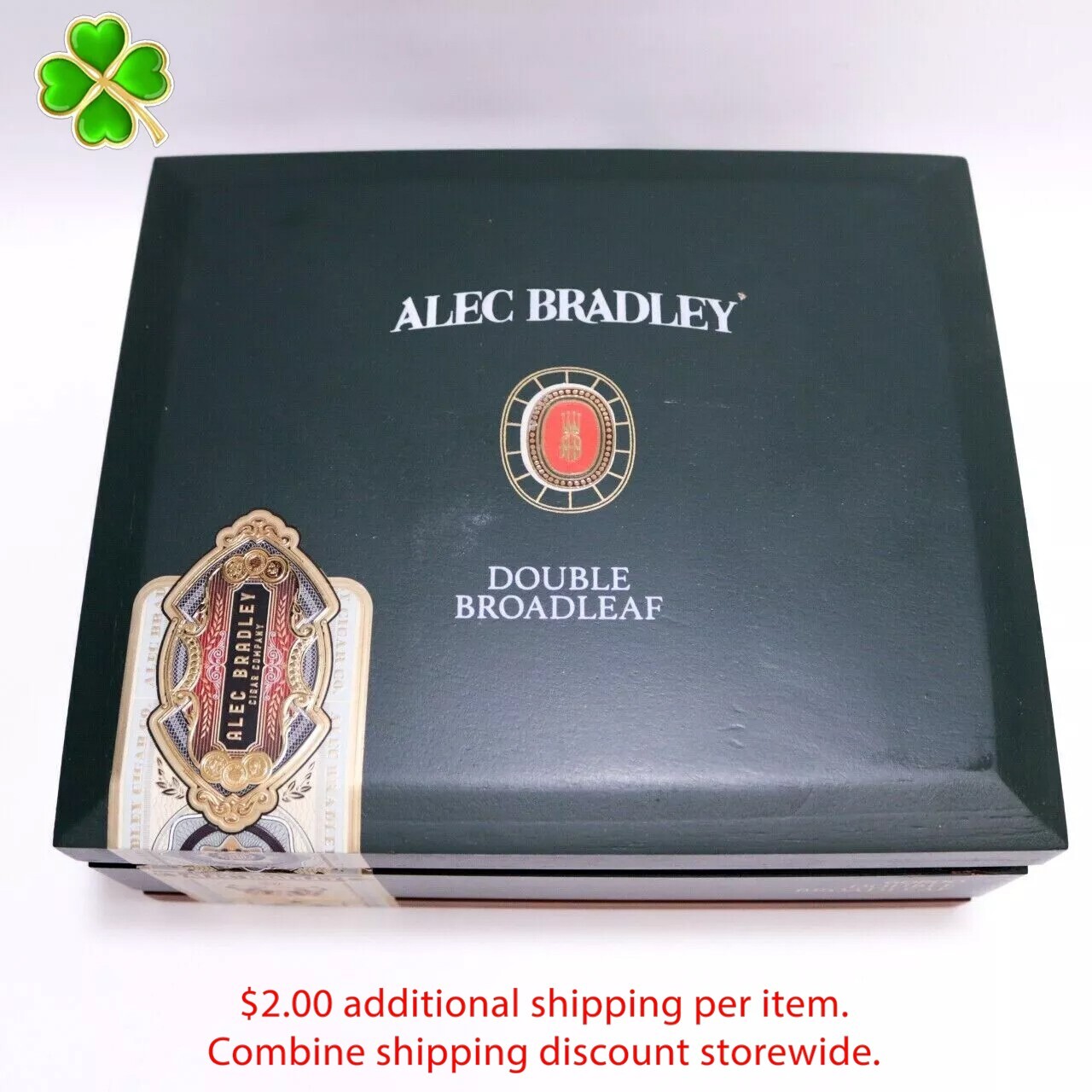Alec Bradley Gordo Double Broadleaf Empty Wood Cigar Box 8.25\ Alec Bradley Gordo Double Broadleaf Empty Wood Cigar Box 8.25\