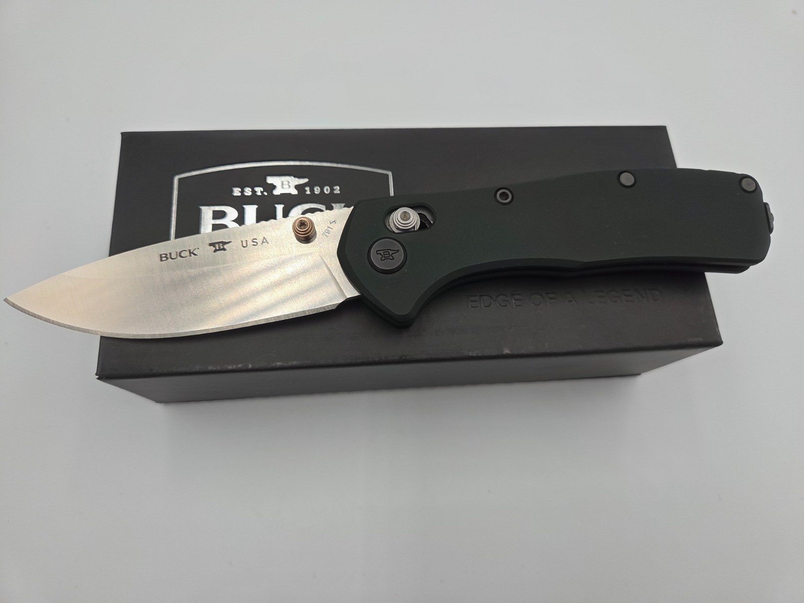 Buck 791 Range Elite - MAGNACUT - GreenAluminum 3.375\