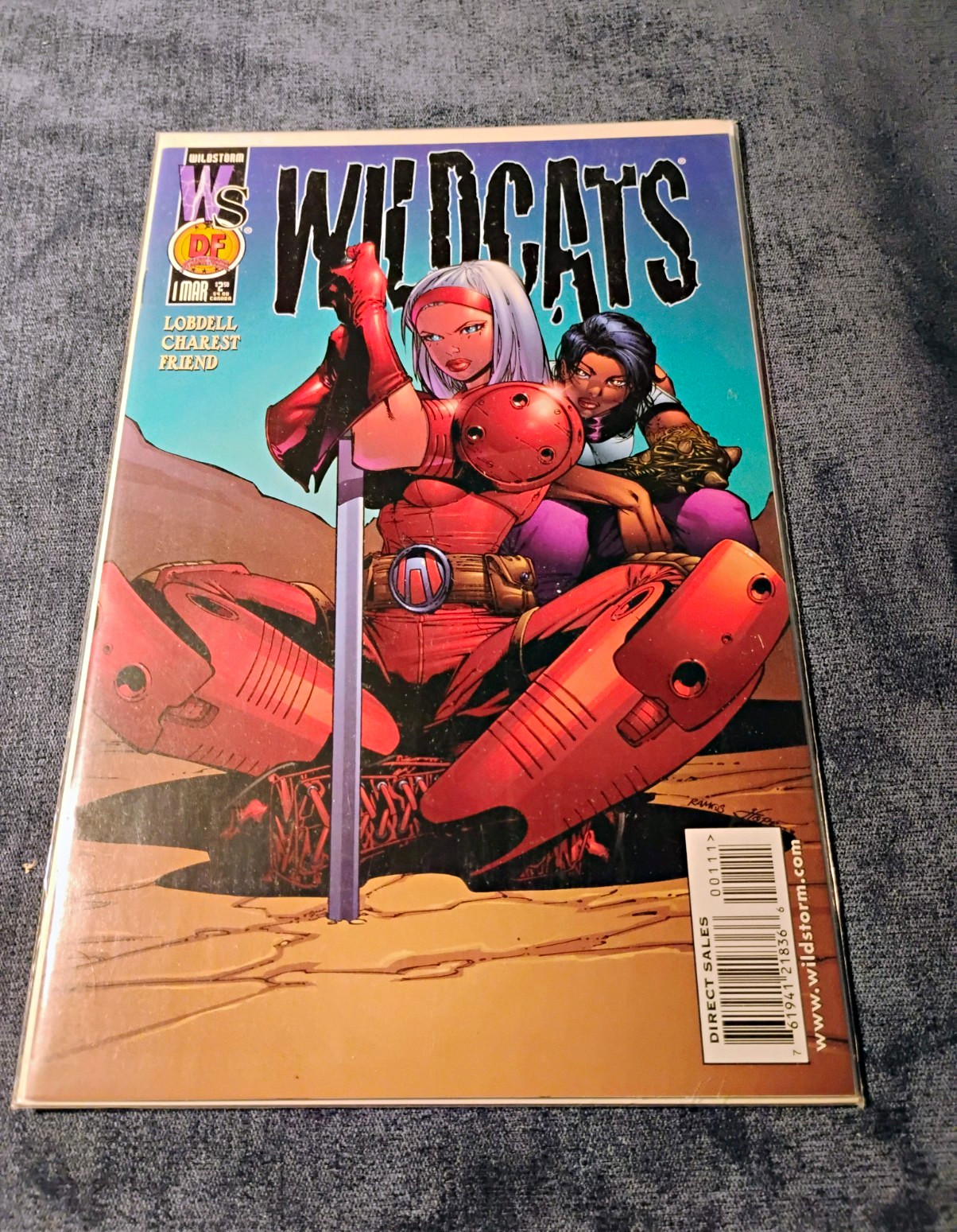 WildStorm WildC.A.T.S #1 Dynamic Forces Exclusive Variant Cover COA Numbered