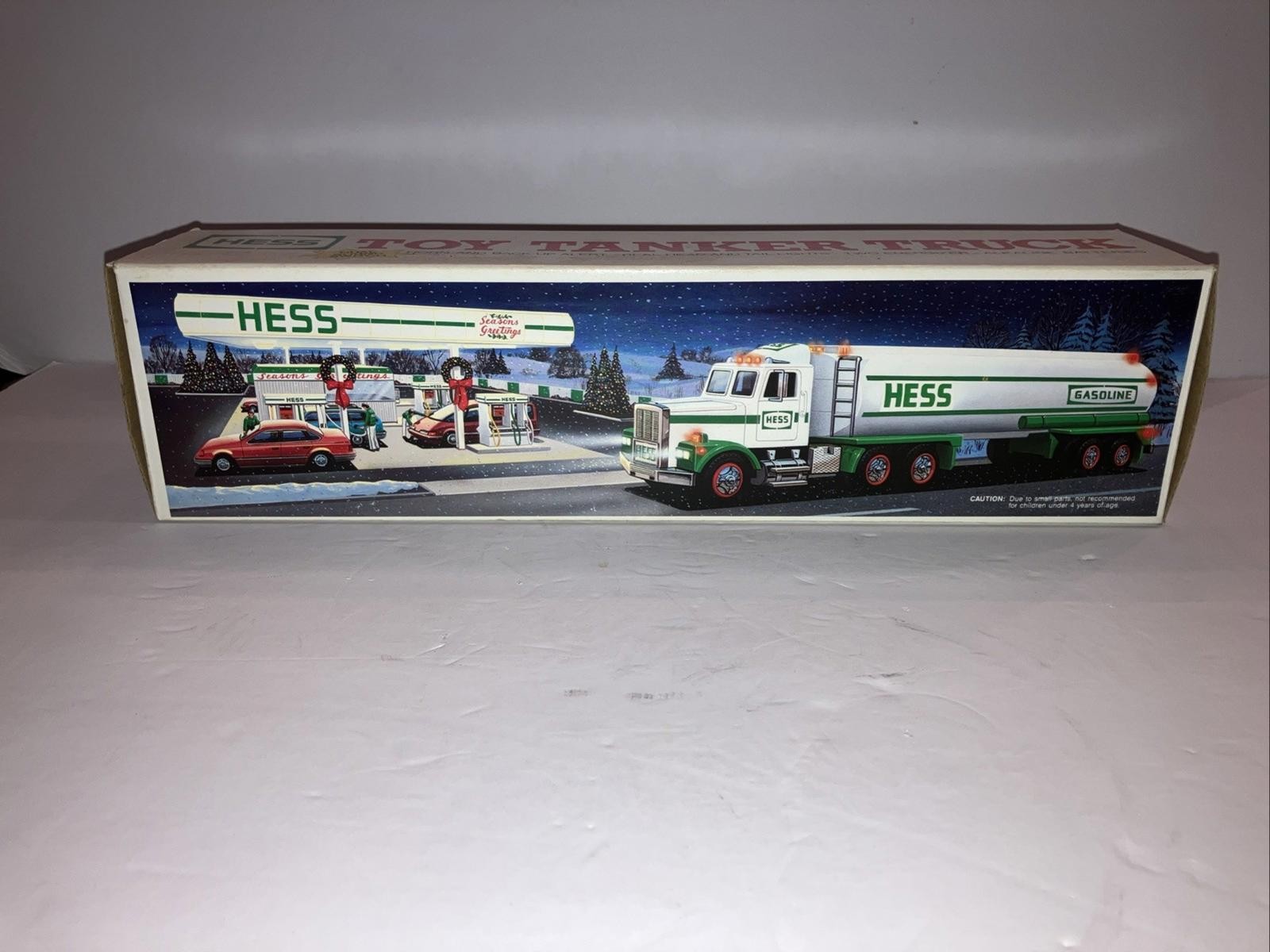 Vintage 1990 HESS Original Toy Tanker Truck Gas Collectible New In Box