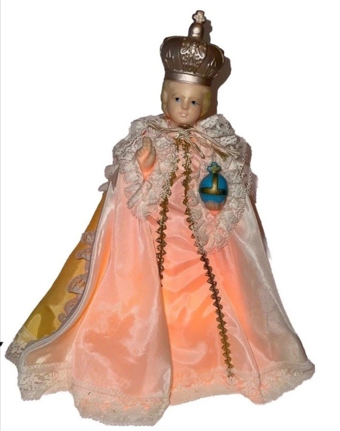Vintage nice Infant Jesus Of Prague Night Light Nightlight Portable Lamp Vintage nice Infant Jesus Of Prague Night Light Nightlight Portable Lamp