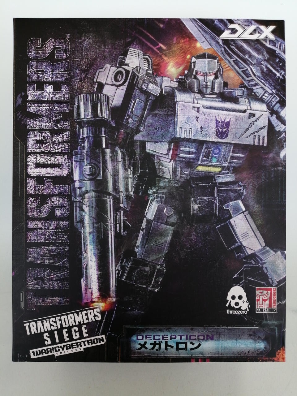 threezero DLX Megatron Transformers Siege War for Cybertron Figure Boxed