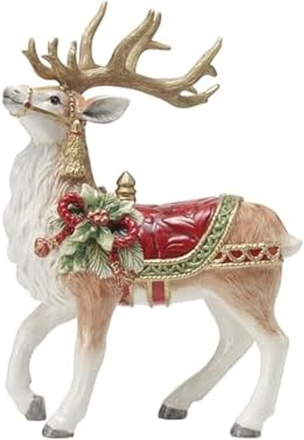 Holiday Home Deer Ceramic Figurine 12.5