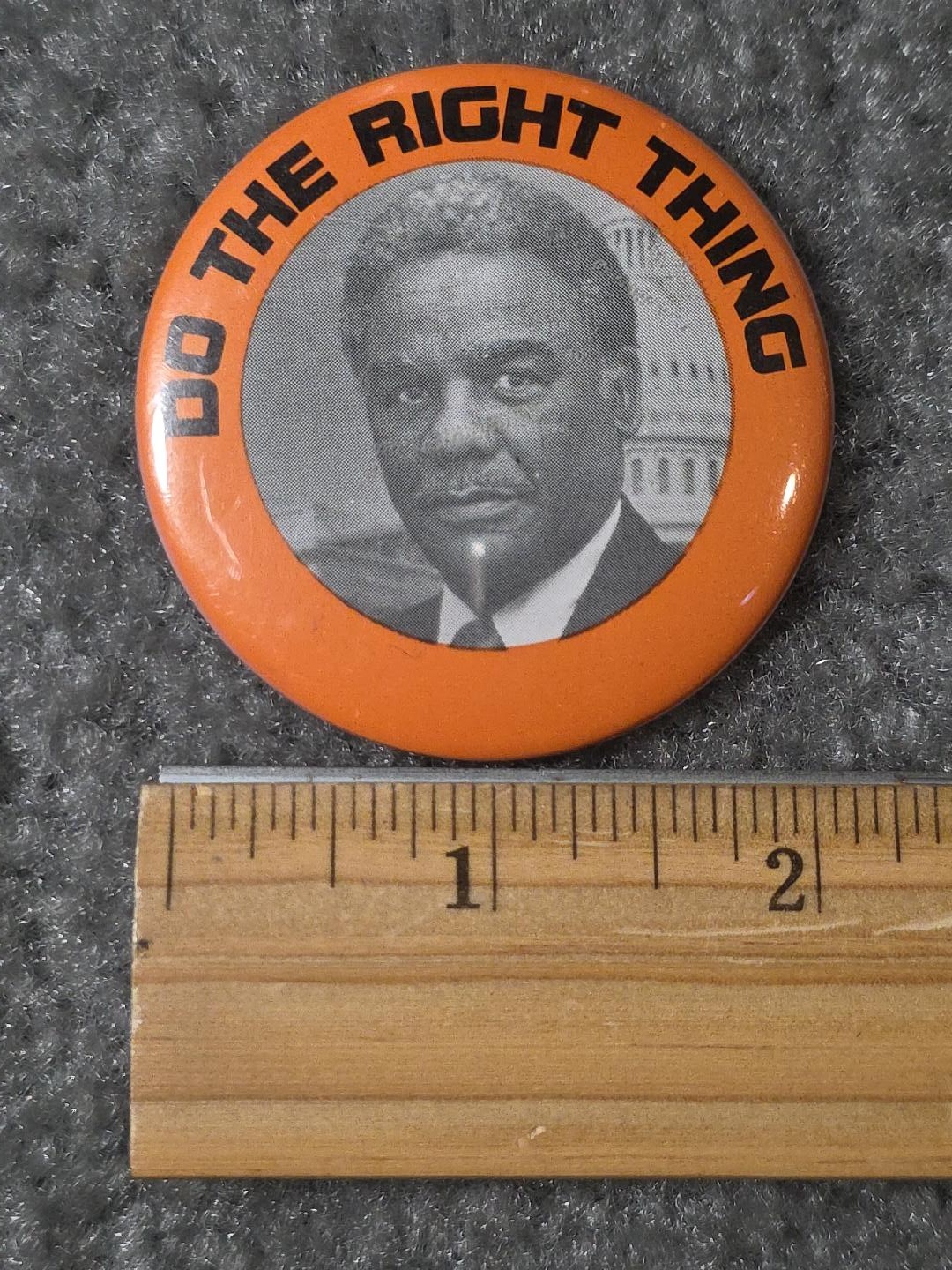 VTG Harold Washington Do The Right Thing Pinback Button Chicago Mayor VTG Harold Washington Do The Right Thing Pinback Button Chicago Mayor