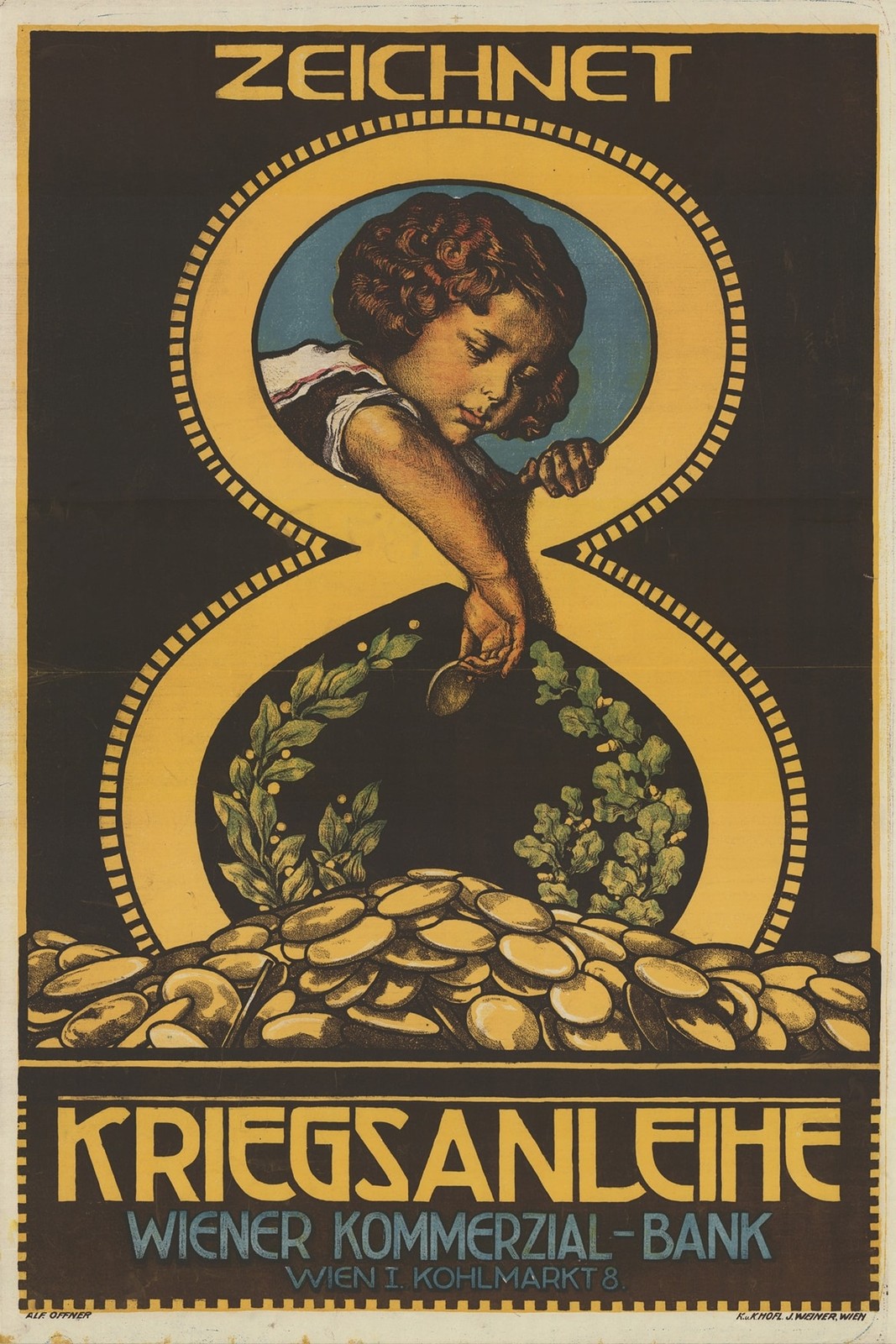 🗞️ WWI Kriegsanleihe Poster - Early 20th Century Historical Print - 24x36”