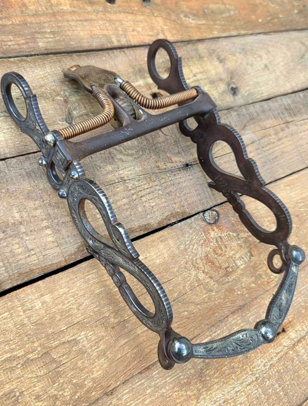 Rare Vintage Garcia Elko Nevada Snake Spade Bit Rare Vintage Garcia Elko Nevada Snake Spade Bit