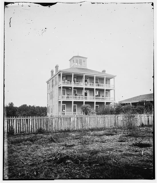 Photo:Atlanta Georgia 1864 House Southern Mansion Porch View