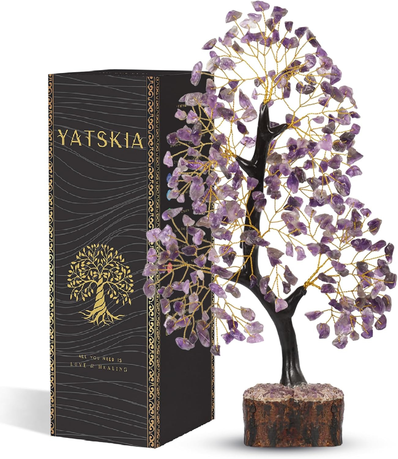 Amethyst Crystal Tree of Life, Purple Tree, Crystal Decor, Chakra Tree, Healing Amethyst Crystal Tree of Life, Purple Tree, Crystal Decor, Chakra Tree, Healing