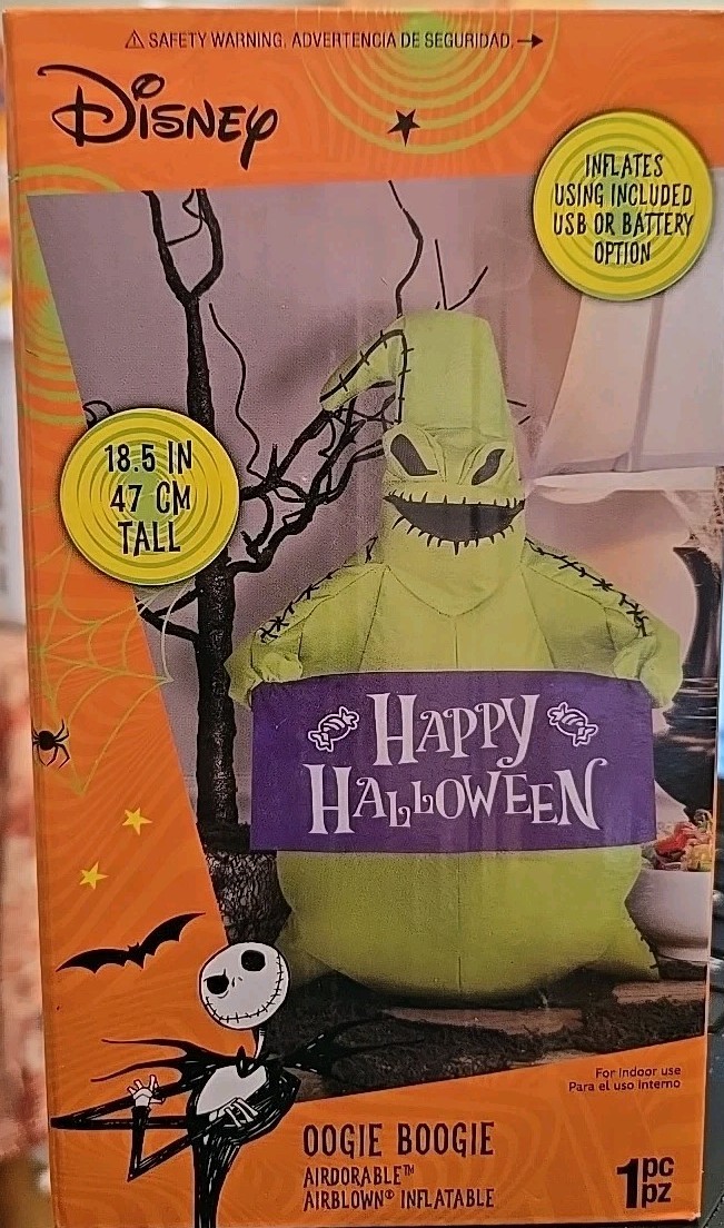 Nightmare Christmas Oogie Boogie Happy Halloween 18.5 inch Airdorable Inflatable