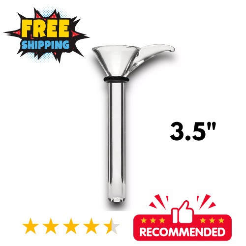 9mm Glass Downstem 3.5 9mm Glass Downstem 3.5