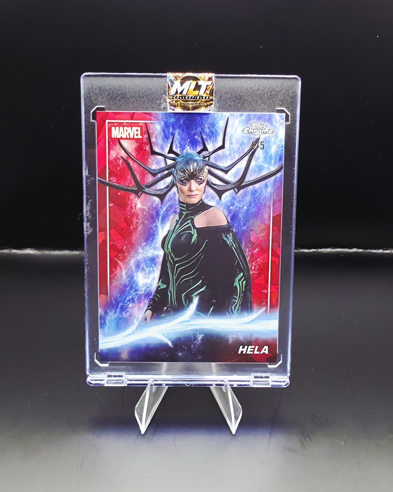 Topps 2025 Chrome Marvel Studios Thor: Ragnarok HELA Alpha Red Serial 1/5 Topps 2025 Chrome Marvel Studios Thor: Ragnarok HELA Alpha Red Serial 1/5