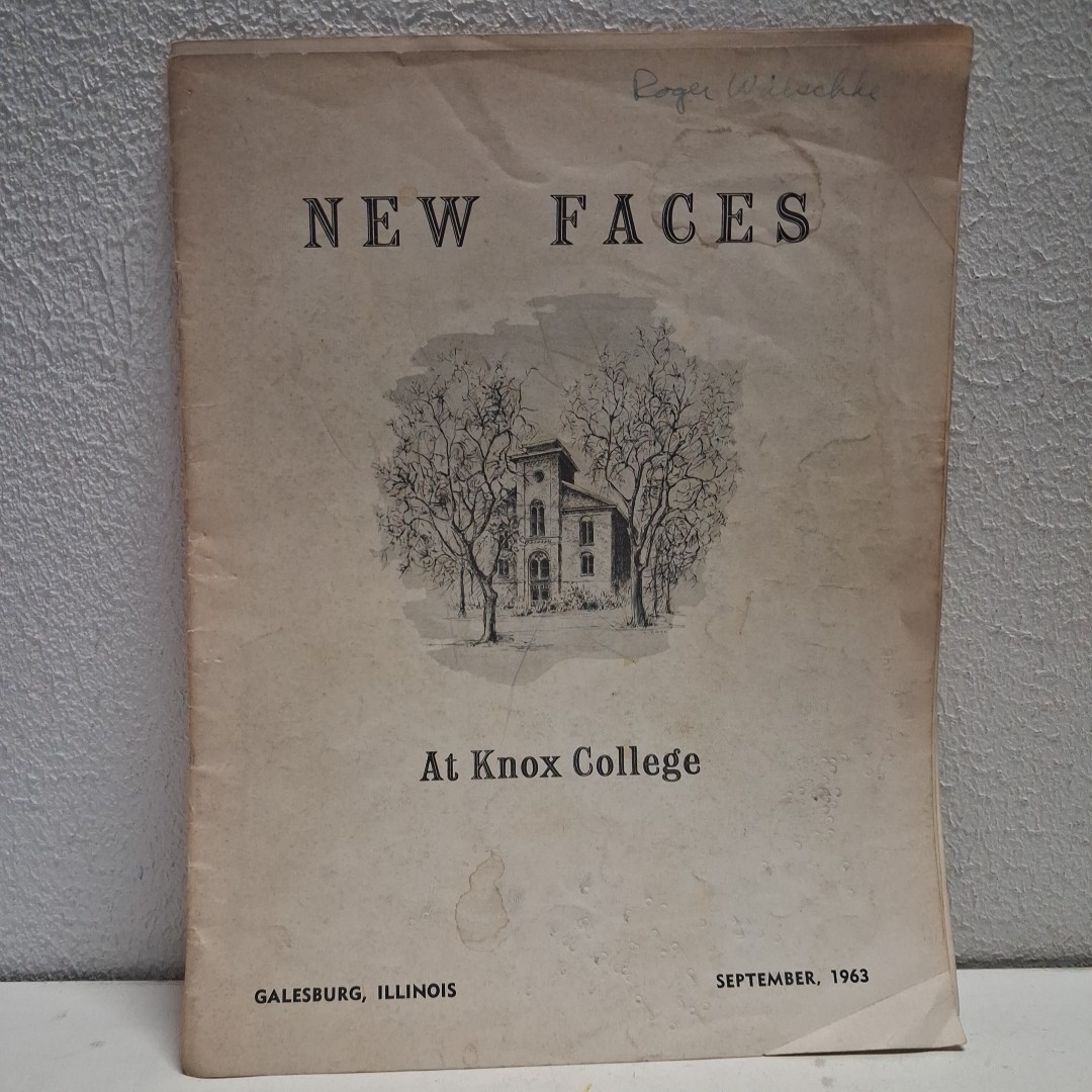 New Faces at Knox College 1963 Yearbook