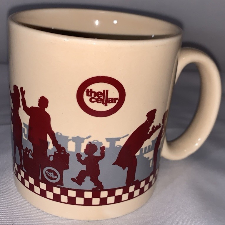 The Cellar Cafe (Macy’s) Coffee Mug By John Buck Made In England Cafe Scene The Cellar Cafe (Macy’s) Coffee Mug By John Buck Made In England Cafe Scene