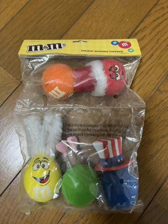 M&M\'s antenna topper 5 types set dead stock super rare Collection