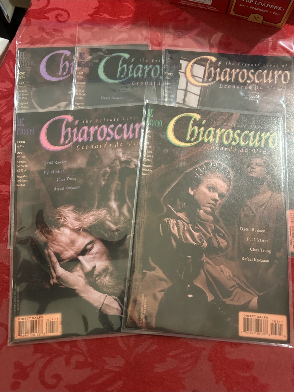 Chiaroscuro: The Private Lives of Leonardo da Vinci #1-5 Vertigo - Bag/Board