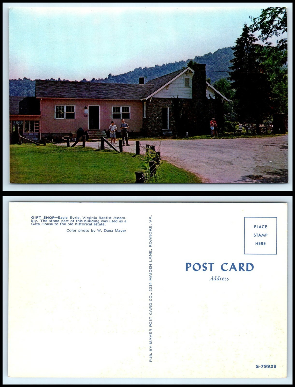 VIRGINIA Postcard - Lynchburg, Eagle Eyrie, Baptist Assembly, Gift Shop R16 VIRGINIA Postcard - Lynchburg, Eagle Eyrie, Baptist Assembly, Gift Shop R16