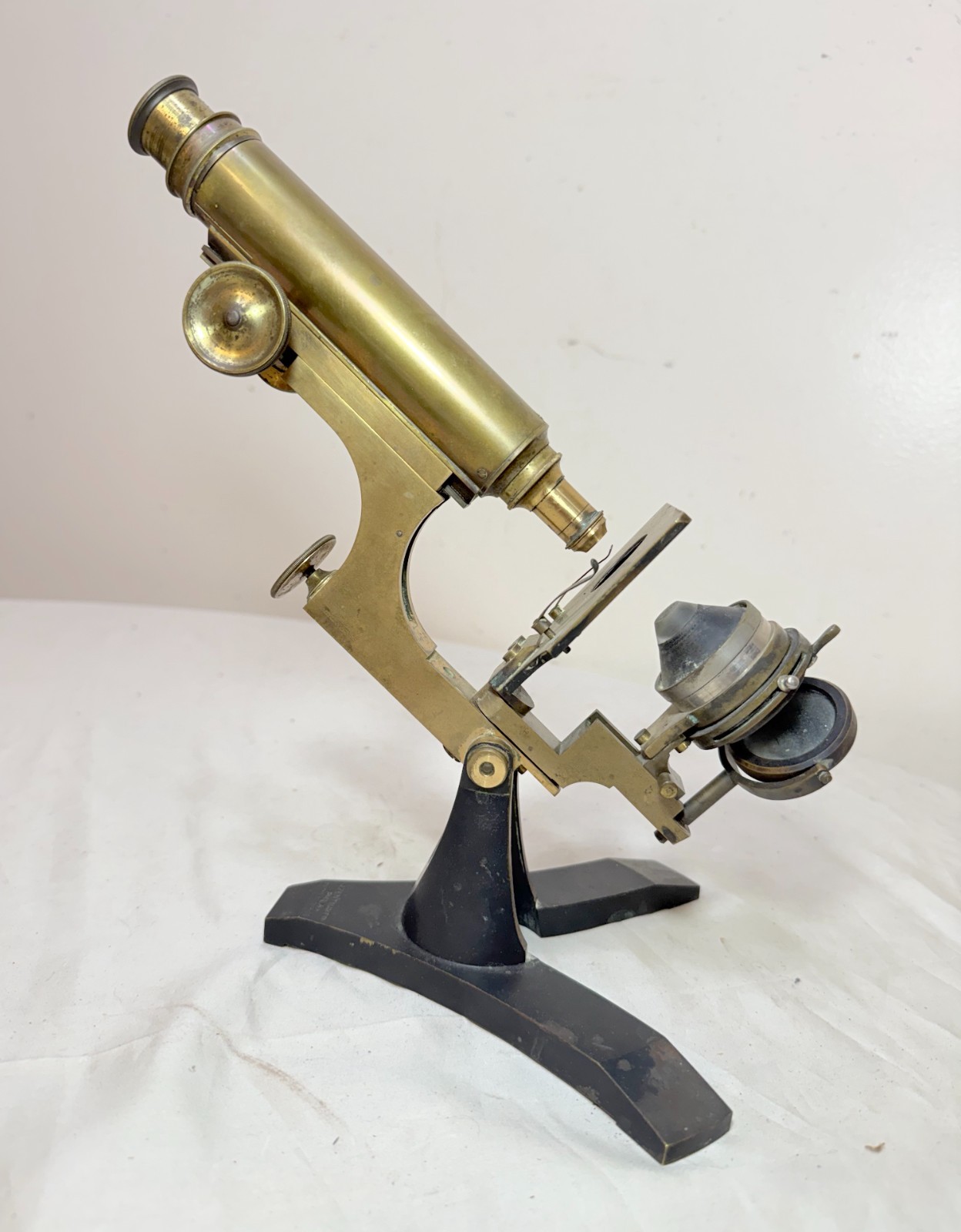 Rare Antique 1876 J Zentmayer Philadelphia USA brass lab microscope 19th century Rare Antique 1876 J Zentmayer Philadelphia USA brass lab microscope 19th century