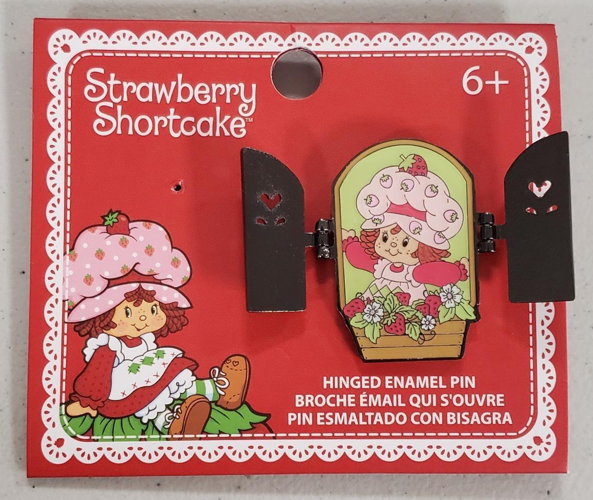 Strawberry Shortcake Hinged Enamel Pin Loungefly