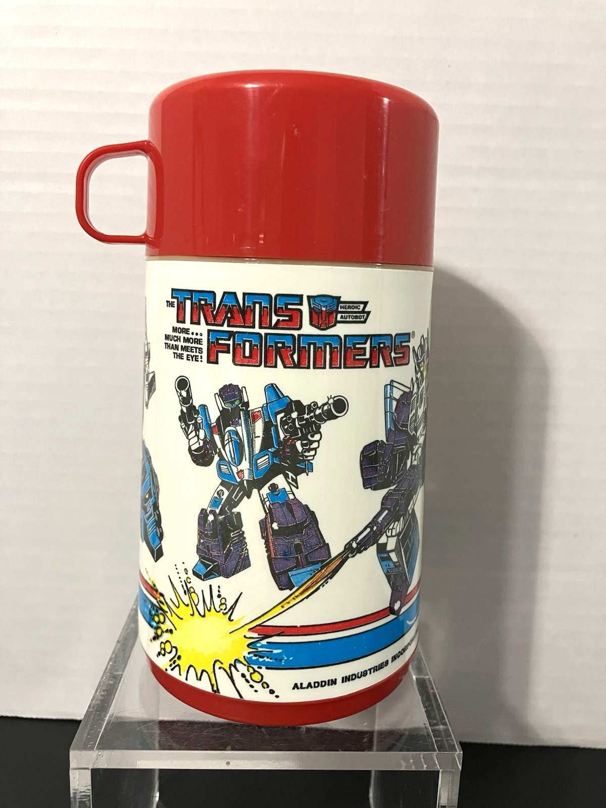 Hasbro 1987 Vintage Transformers Thermos Aladdin Hasbro E1