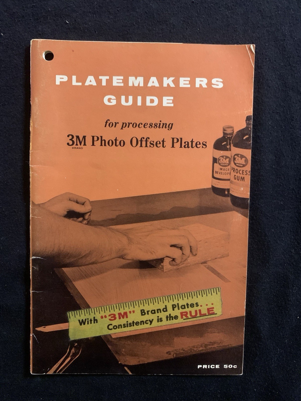 1956 3M Platemakers Guide Photo Offset Plates Manual w/ Contrast Guide Inserts