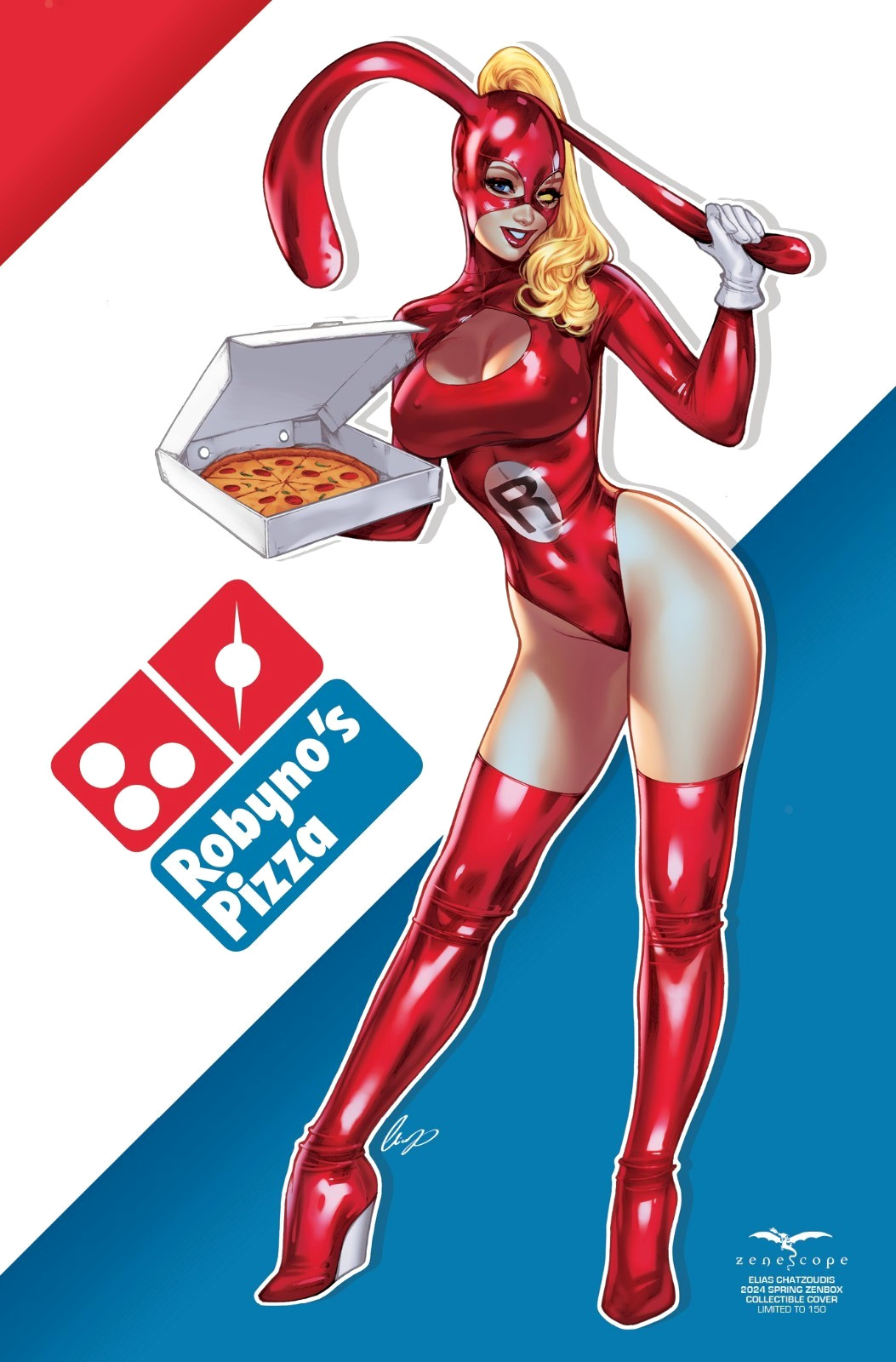 ROBYN HOOD: BLOOD IN THE WATER - Domino\'s Cosplay - Elias Chatzoudis - ZENESCOPE ROBYN HOOD: BLOOD IN THE WATER - Domino\'s Cosplay - Elias Chatzoudis - ZENESCOPE
