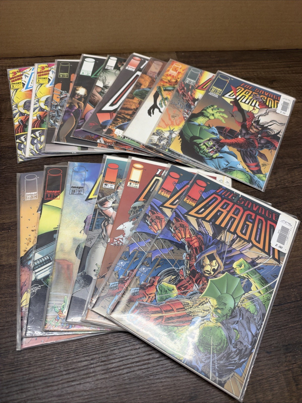 SAVAGE DRAGON IMAGE COMICS LOT OF 18 COMIC BOOKS ERIK LARSEN