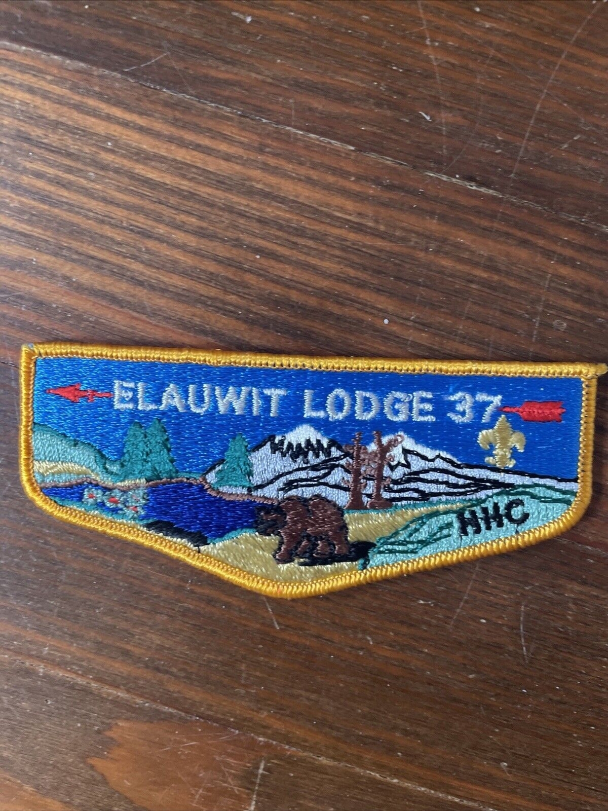 OA Flap Lodge 37 Elauwit Boy Scouts BSA Vtg HHC BSA Adventure OA Flap Lodge 37 Elauwit Boy Scouts BSA Vtg HHC BSA Adventure