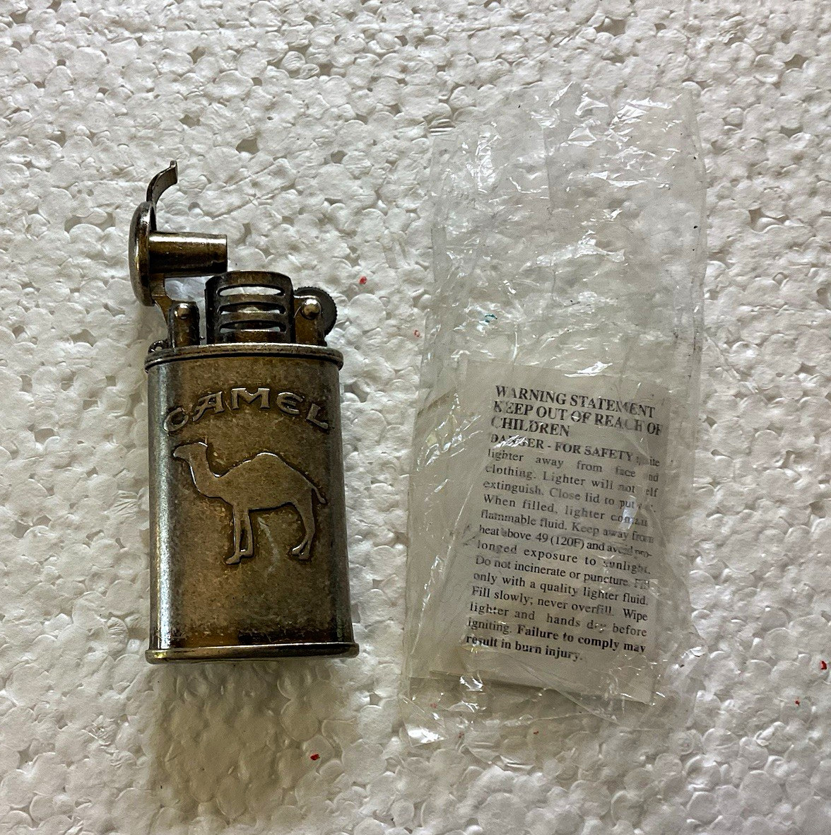 Camel Collectible Metal Pocket Lighter with Camel Logo