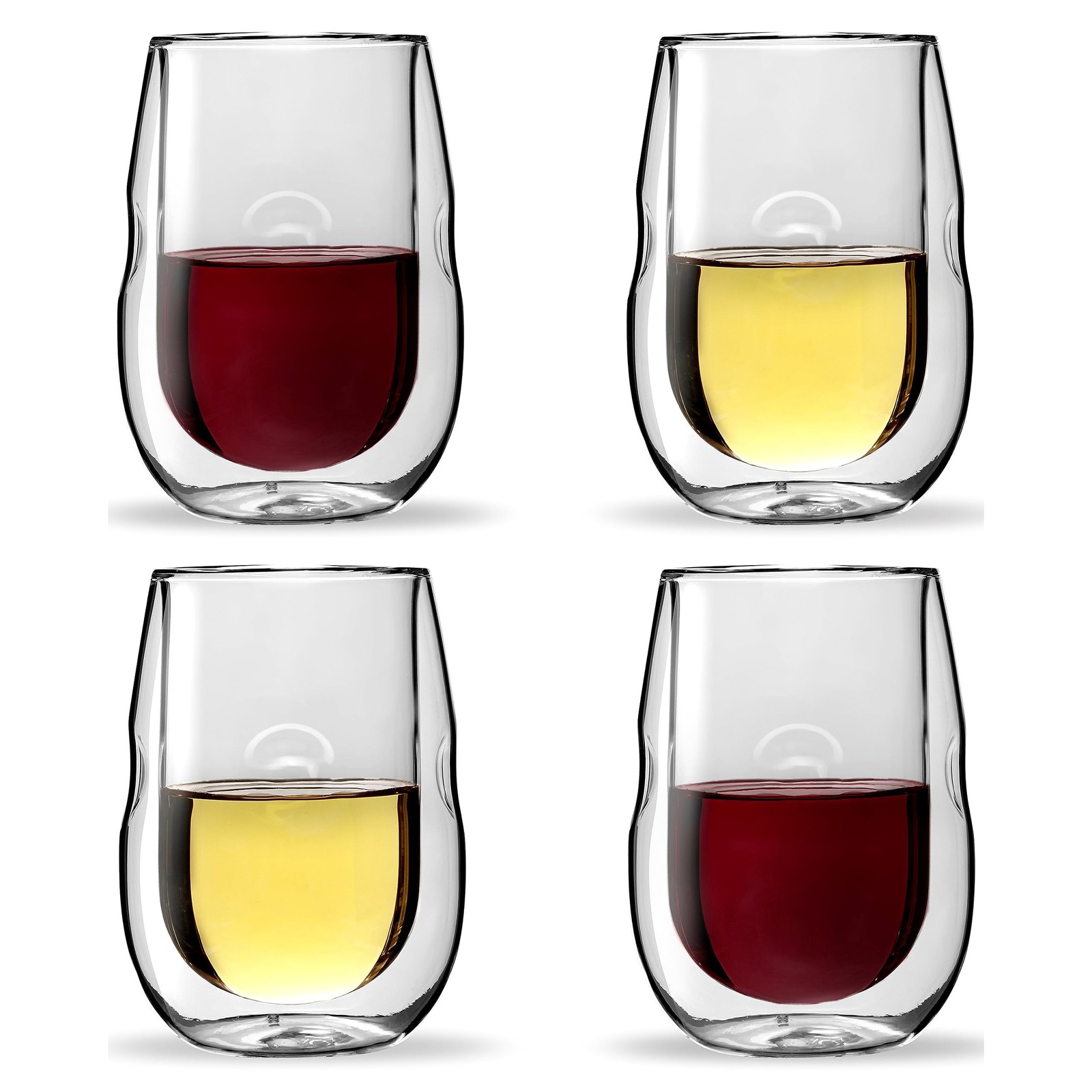 Ozeri Moderna Artisan Series Double Wall Insulated 10 oz Wine Glasses Ozeri Moderna Artisan Series Double Wall Insulated 10 oz Wine Glasses